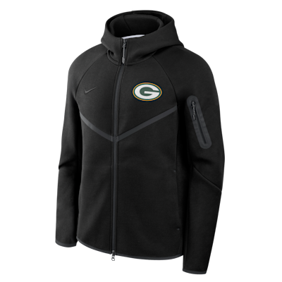 Green Bay Packers Tech Fleece Windrunner Men's Nike NFL Full-Zip